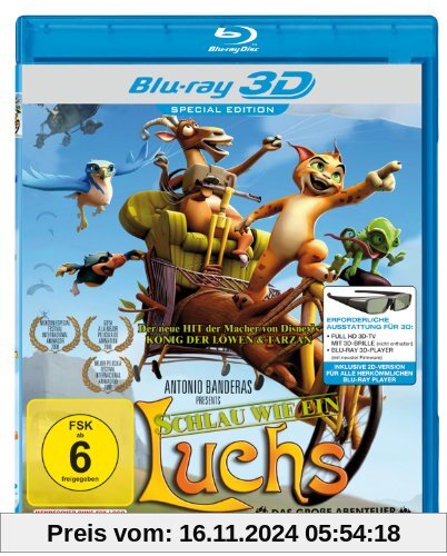 Schlau wie ein Luchs - Real 3D [3D Blu-ray] [Special Edition]