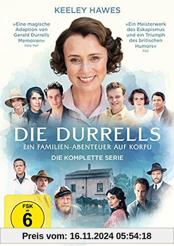 Die Durrells - Ein Familien-Abenteuer auf Korfu, Die komplette Serie [8 DVDs]