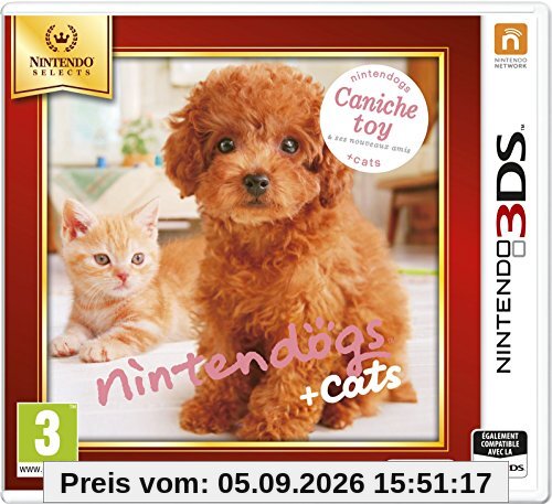 Nintendogs + Cats Caniche Jeux Selects 3DS