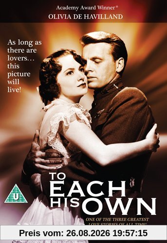 To Each His Own [DVD]