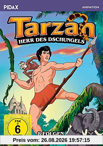 Tarzan - Herr des Dschungels / Acht Folgen der Kult-Serie (Pidax Animation)