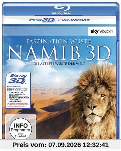 Faszination Wüste - Namib: Die älteste Wüste der Welt (SKY VISION) [3D Blu-ray + 2D Version]