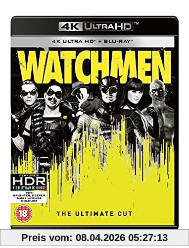 Zack Snyder Watchmen, The Ultimate Cut [Blu-ray] [2019] [Region Free]