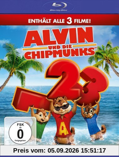 Alvin und die Chipmunks - Teil 1-3 [Blu-ray]