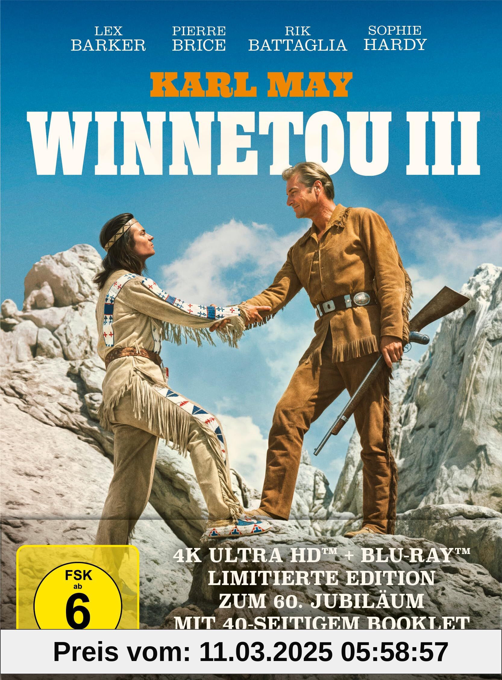 Winnetou 3 - Mediabook - LImited Edtion (4K Ultra HD) (+ Blu-ray)