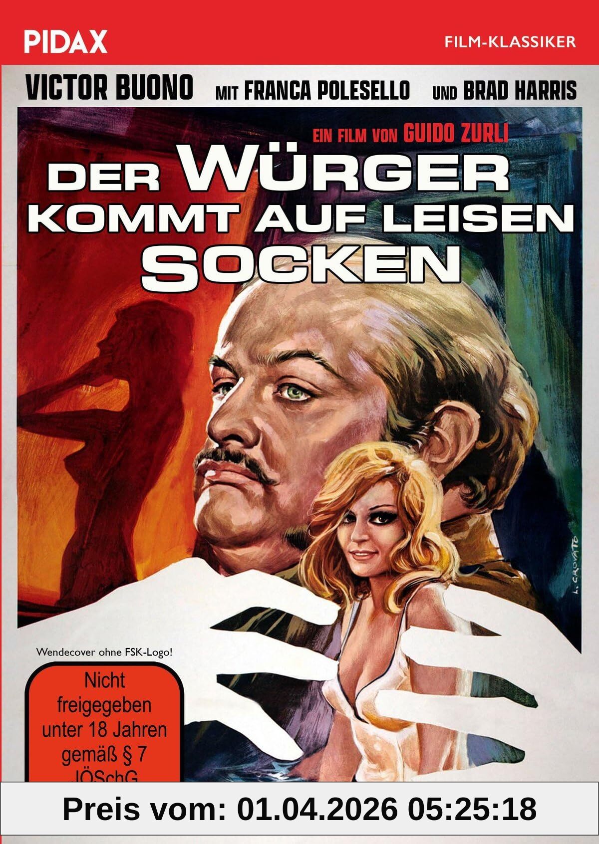 Der Würger kommt auf leisen Socken / Makaberer Serienkiller-Thriller mit Starbesetzung (Pidax Film-Klassiker)