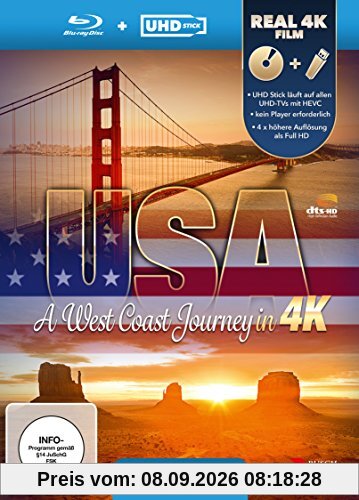 USA - A West Coast Journey (UHD Stick in Real 4K + Blu-ray) - Limited Edition