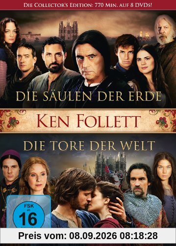 Die Säulen der Erde / Die Tore der Welt [8 DVDs]