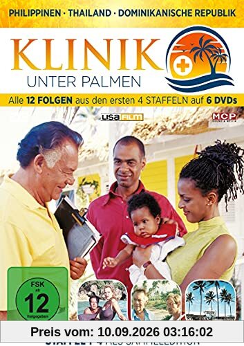 Klinik unter Palmen - Alle 12 Folgen aus den ersten 4 Staffel auf 6 DVDs [6 DVDs]