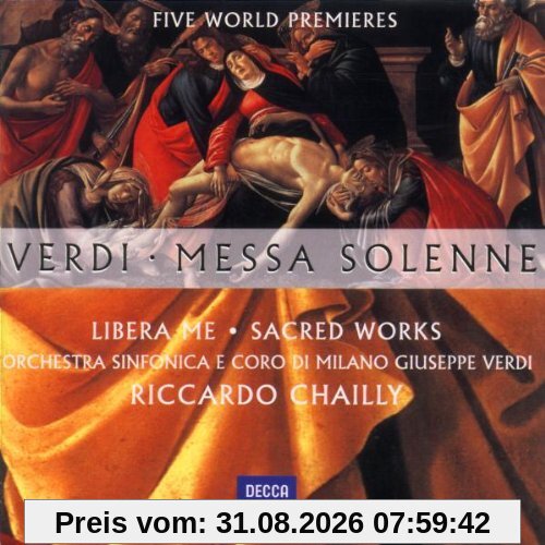Juan Diego Flórez Verdi - Messa Solenne / Flórez, Tarver, Scano, Aliev, Ciapponi, Orchestra Sinfonica Di Milano Giuseppe Verdi, Chailly