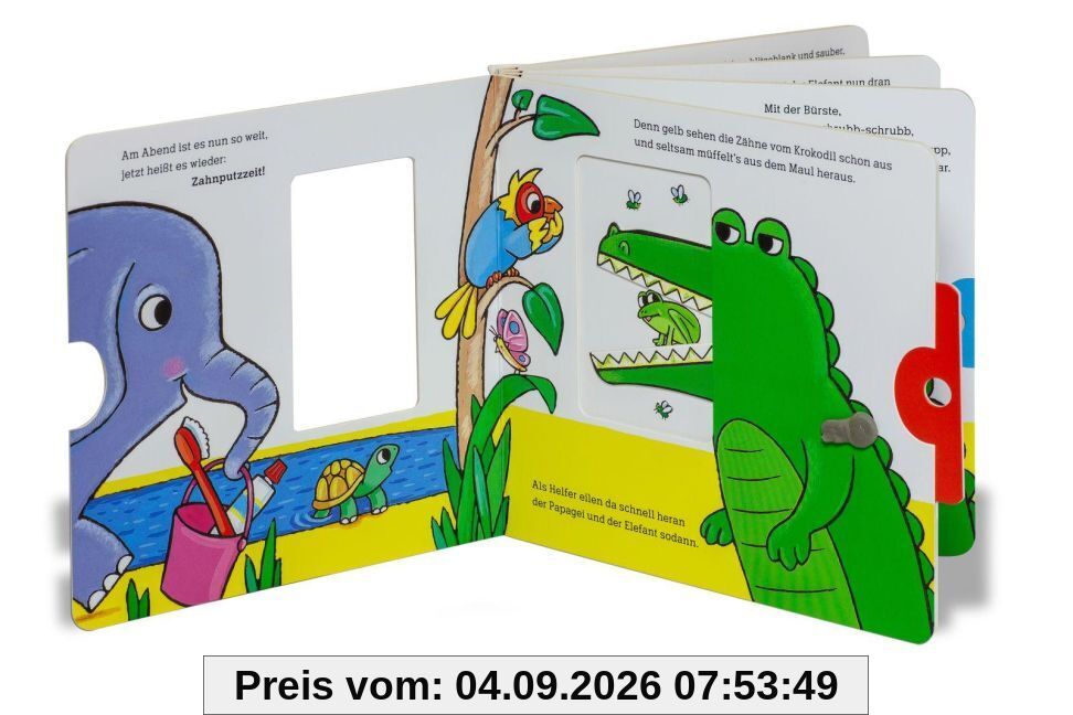 Auch Krokodile wollen Zähneputzen