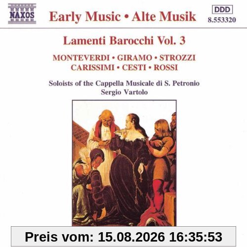 Sergio Vartolo Lamenti Barocchi Vol. 3