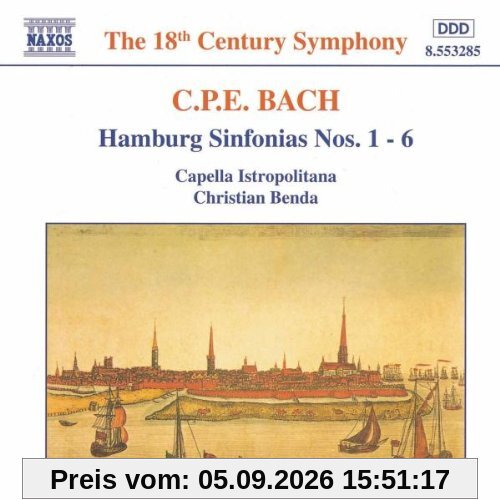 Bach Carl Philipp Emanuel Hamb.Sinfonien 1-6 B