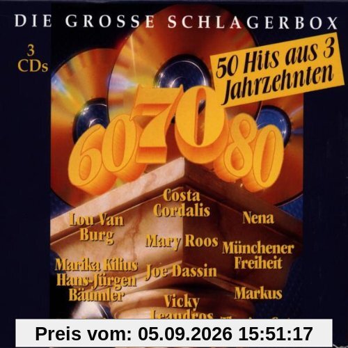 Die Grosse Schlagerbox-50 Hits aus 3 Jahrzehnten