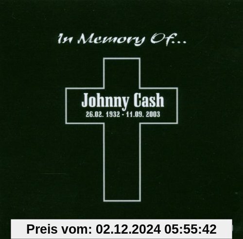 In Memory of...Johnny Cash: 26.02.1932 - 11.09.2003