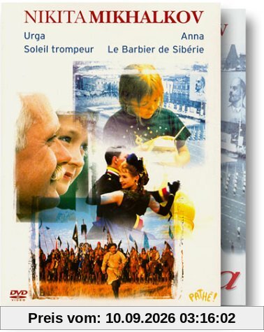 Coffret Nikita Mikhalkov 4 DVD : Soleil trompeur / Urga / Anna / Le Barbier de Sibérie