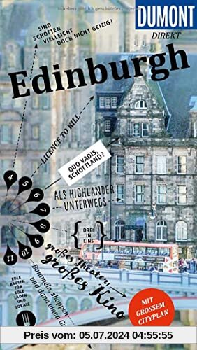 DuMont direkt Reiseführer Edinburgh: Mit großem Cityplan