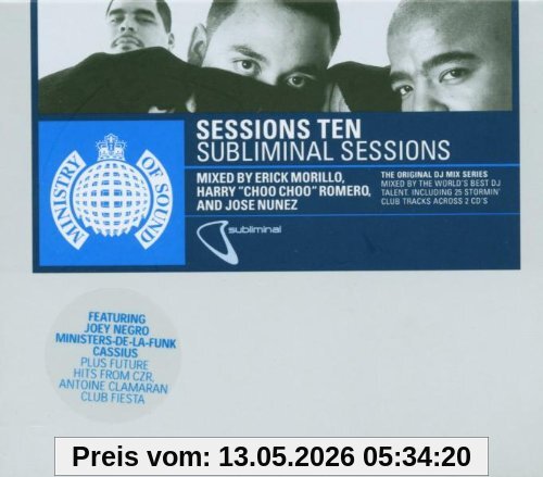 Various Ministry Of Sound, Sessions 10, Subliminal Sessions