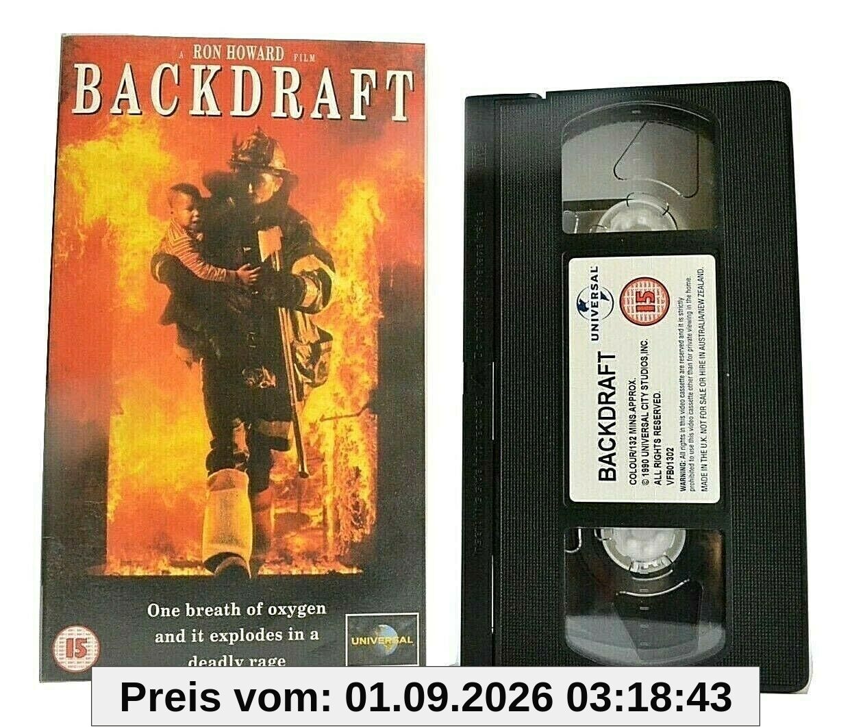 Backdraft [VHS] [UK Import]