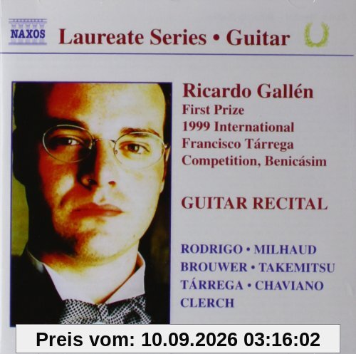 Laureate Series - Ricardo Gallen (Winner of the 1999 International Francisco Tarrega Competition, Benicasim)