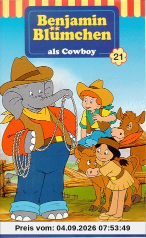 Benjamin Blümchen 21 - als Cowboy [VHS]