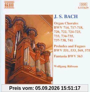 Bach: Orgelchoräle Vol 3 Rue