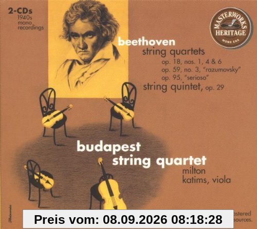 Masterworks Heritage - Beethoven (Streichquartette Vol. 1)