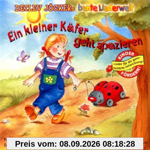 Ein Kleiner Käfer Geht Spazieren