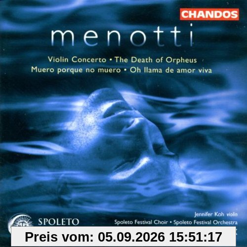 Menotti: Concerto for Violin & Orchestra