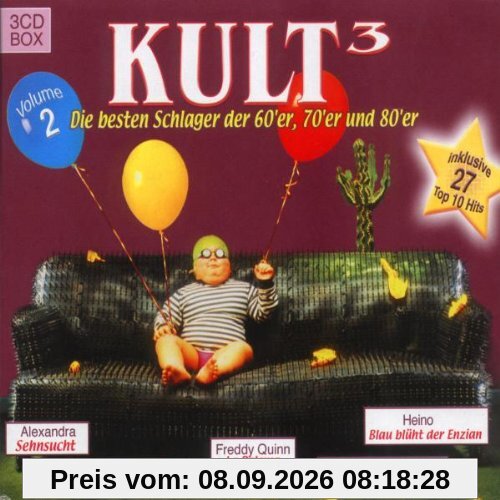 Kult3 - Die besten Schlager der 60er, 70er und 80er Jahre