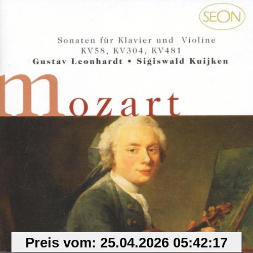 Sigiswald Kuijken Mozart, Sonaten Für Klavier Und Violine Kv 58, 304, 481