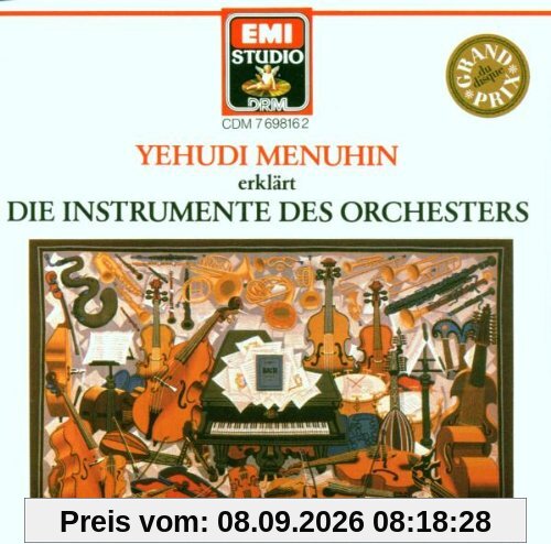 Yehudi Menuhin erklärt die Instrumente des Orchesters