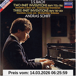 Andras Schiff Bach, Two-part Und Three-part Inventions
