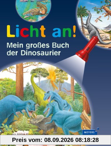 Mein großes Buch der Dinosaurier: Licht an!