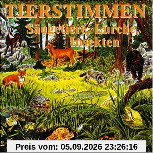 Tierstimmen Säugetiere,Lurche,Insekten