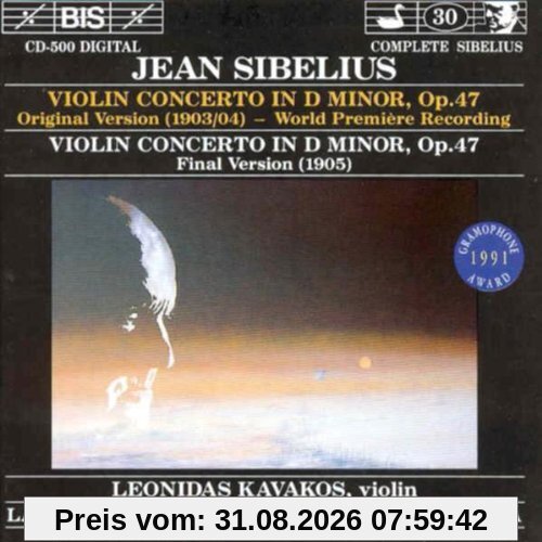 Gesamtedition Vol. 30: Violin Concerto Op. 47 Original Version / Final Version