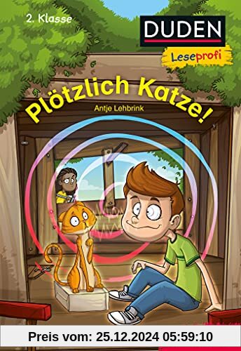 Duden Leseprofi – Plötzlich Katze!, 2. Klasse: Kinderbuch für Erstleser ab 7 Jahren (Lesen lernen 2. Klasse, Band 28)