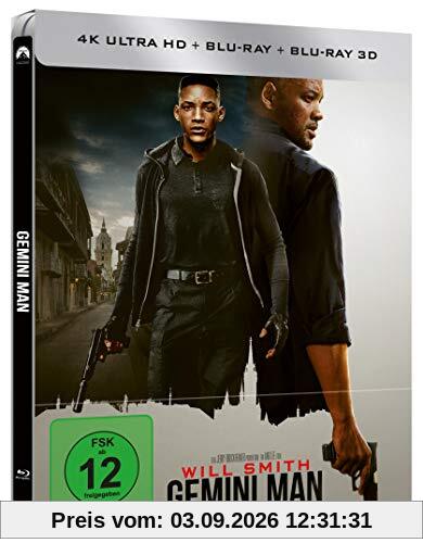 Gemini Man - 3D Blu-ray - Bluray - UHD - Steelbook [Limited Edition](exklusiv bei Amazon.de)