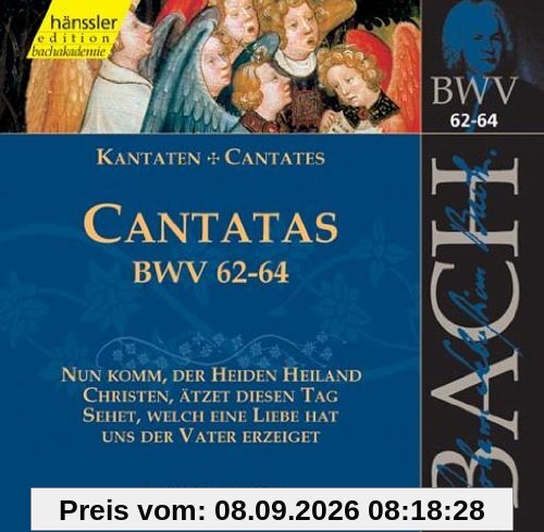 Edition Bachakademie Vol. 20 (Geistliche Kantaten BWV 62-64)