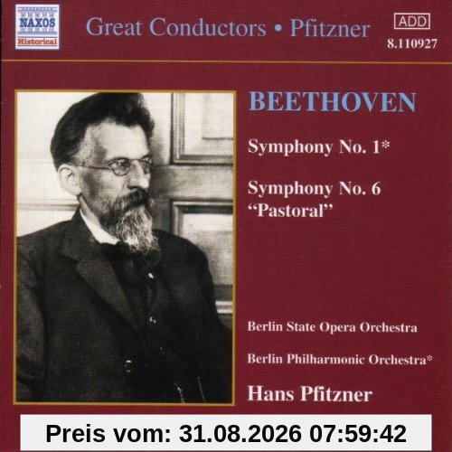 Great Conductors - Hans Pfitzner (Pfitzner dirigiert Beethoven) (Aufnahmen 1928 / 1930)