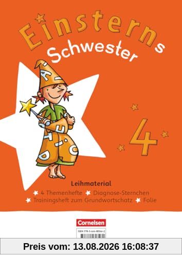 Einsterns Schwester - Sprache und Lesen - Neubearbeitung 2022 - 4. Schuljahr: Themenhefte 1-4, Training Grundwortschatz und Diagnoseheft - Leihmaterial - Im Paket