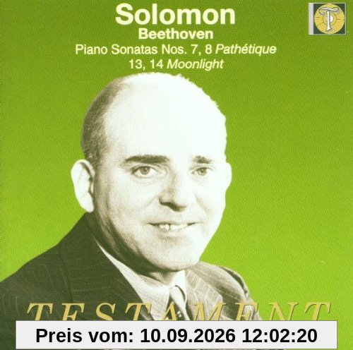 Solomon spielt Beethoven (Sonaten Nr. 7, 8, 13, 14) (Aufnahmen 1951-1956)