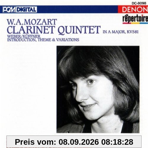Mozart: Klarinettenquintett / Weber: Introduktion, Thema u. Variationen