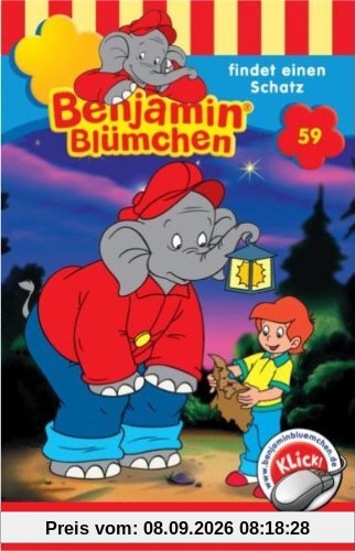 Benjamin Blümchen - Folge 59: findet einen Schatz [Musikkassette]