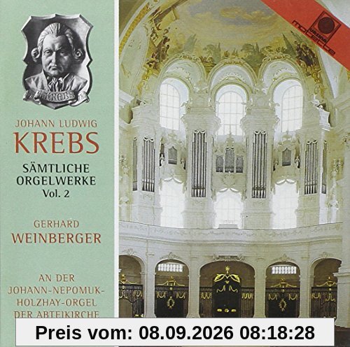 Johann l.Krebs-Sämtliche Orgelwerke Vol.2