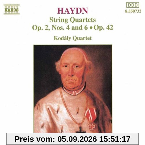 Haydn Streichquartette Op. 2 4 und 6, Op. 42