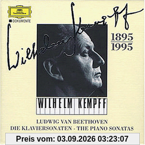 Wilhelm Kempff Klaviersonaten 1-32. Aufnahmen 1951/1956
