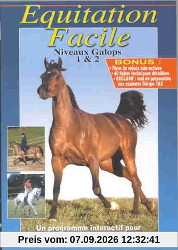 Equitation facile, niveaux galops 1 et 2 [FR Import]