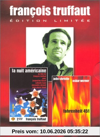Coffret Truffaut : La Nuit américaine (Édition 2 DVD) / Fahrenheit 451 - Édition Collector Limitée 3 DVD [Inclus un livre des Cahiers du Cinéma de 190 pages] [FR Import]