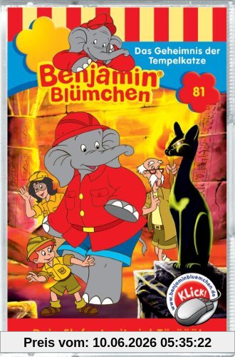 Benjamin Bluemchen - Folge 81: Das Geheimnis der Tempelkatze [Musikkassette] [Musikkassette]